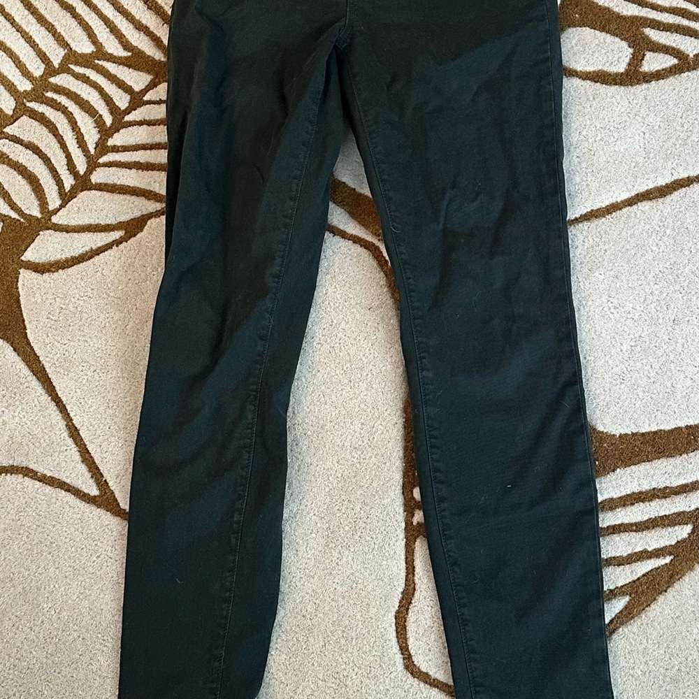 J Brand Dark Green Skinny Jeans Sleek Fit